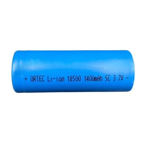Ortec Li-ion 18500 3.7V 1400mAh 5C Pil - Görsel 2