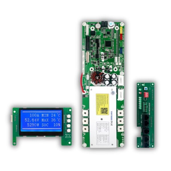 TDT BMS LCD Ekranlı Smart 13S-16S 48V 100A LiFePO4 ESS - Görsel 2