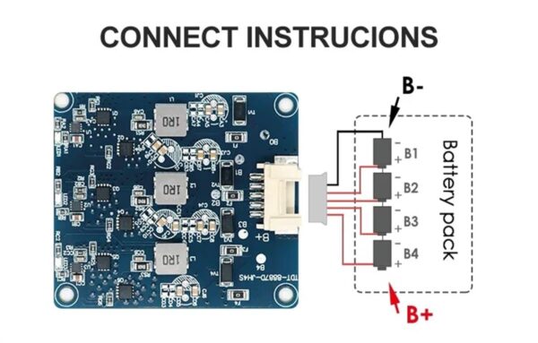 TDT Bms 4S Aktif Balans Cihazı 2A - Görsel 3