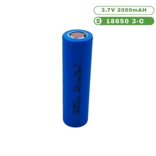FS Li-Ion 18650 3.7V 2000mAh Şarj Edilebilir Pil