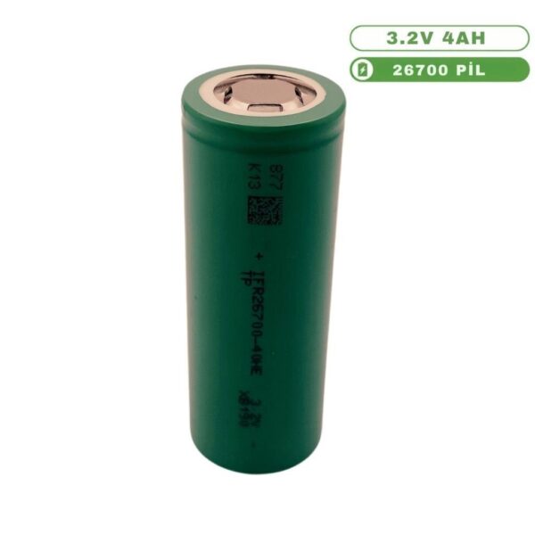 Ortec LiFePO4 26700 3.2V 4000mah 2C Pil