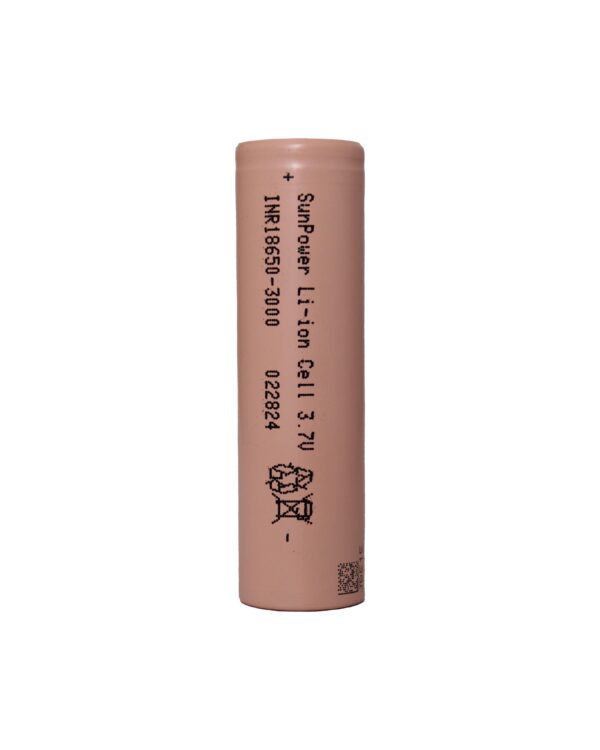 SunPower Li-İon 18650 3.7V 3000mAh 10C Şarj Edilebilir Pil - Görsel 4