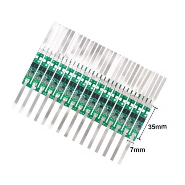 TDT 7.4V 2S 2A Li-Ion Pil Koruma Devresi Nikel Şeritli BMS - Görsel 2